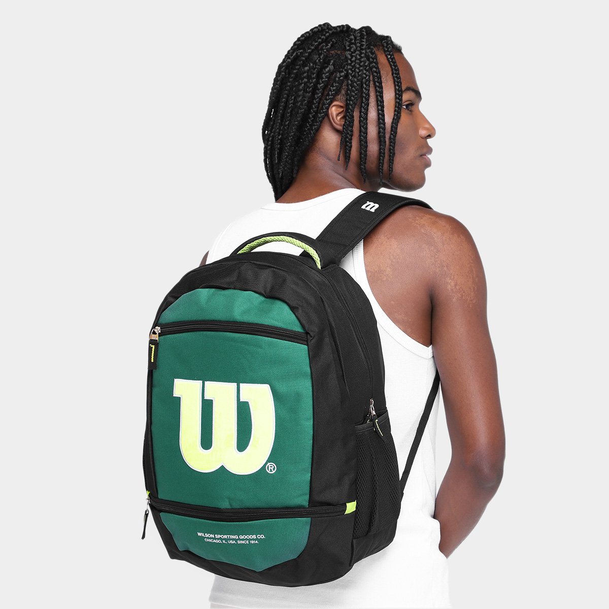 Miniatura Mochila Wilson Básica Verde