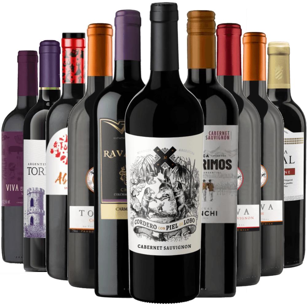 Kit 10 Vinhos Tintos Best Sellers