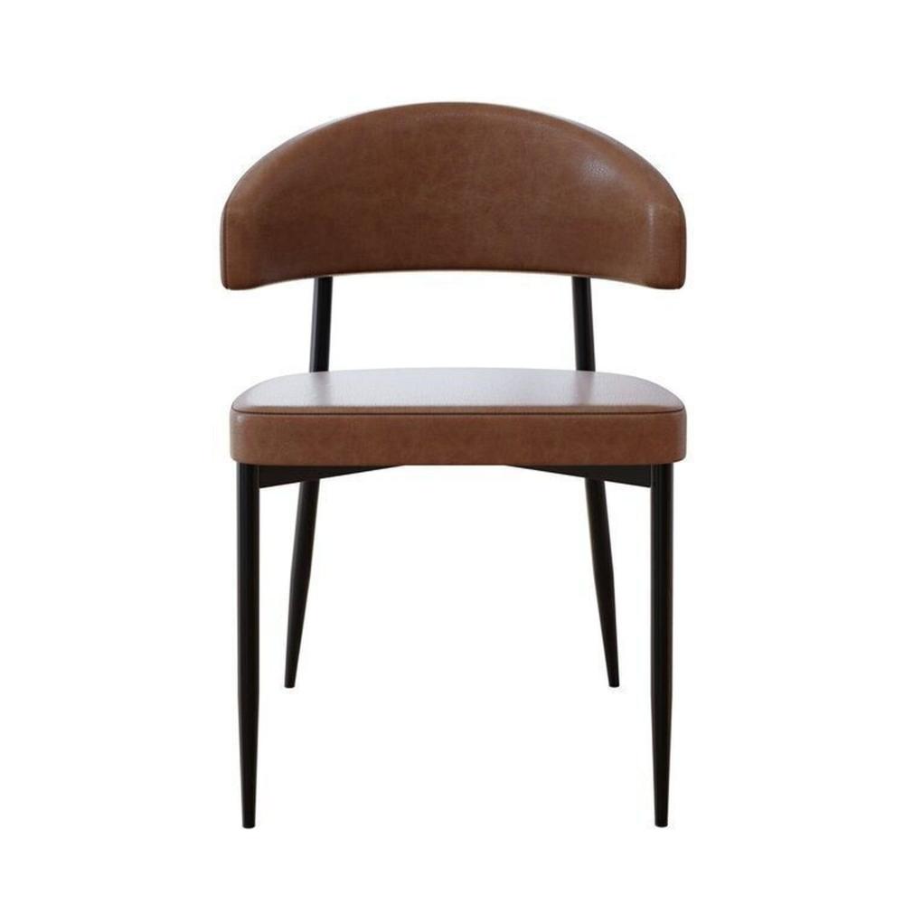 Conjunto Sala de Jantar Mesa Elegance com 6 Cadeiras Bless Marrom/Whiskey