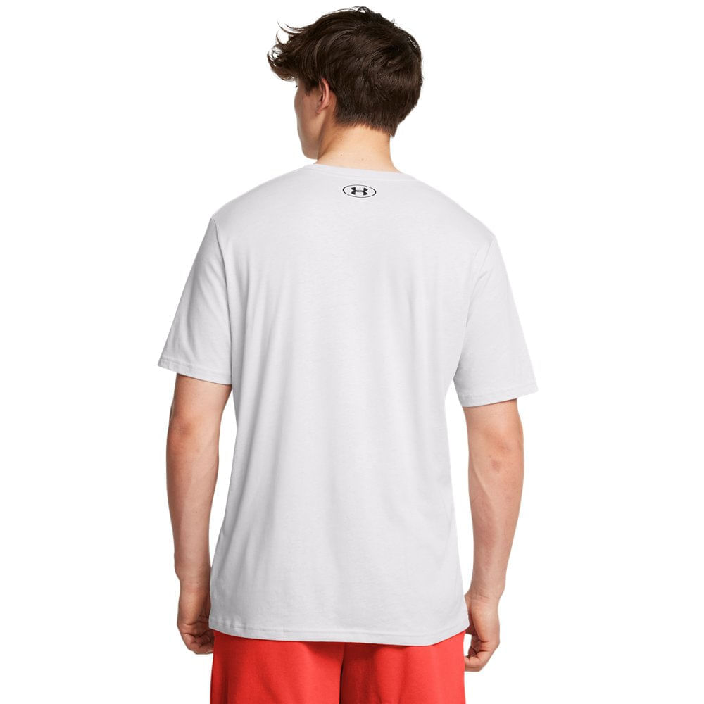 Miniatura Camiseta de Treino Masculina Under Armour Sportstyle Left Chest Cinza - GG
