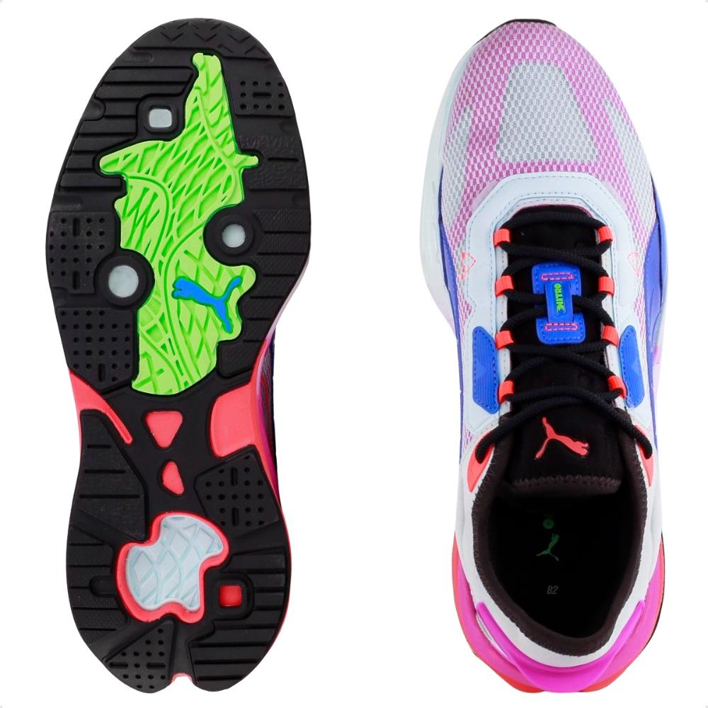 Tênis Puma Extent Nitro Ultraviolet Masculino Rosa / Azul - 40