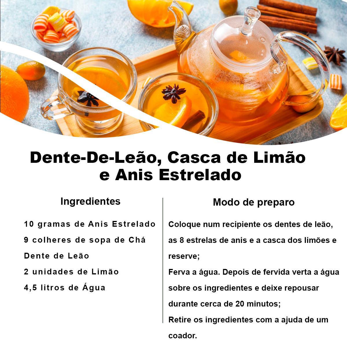 Miniatura Chá De Dente De Leão - Taraxacum Officinale Weber - 100G