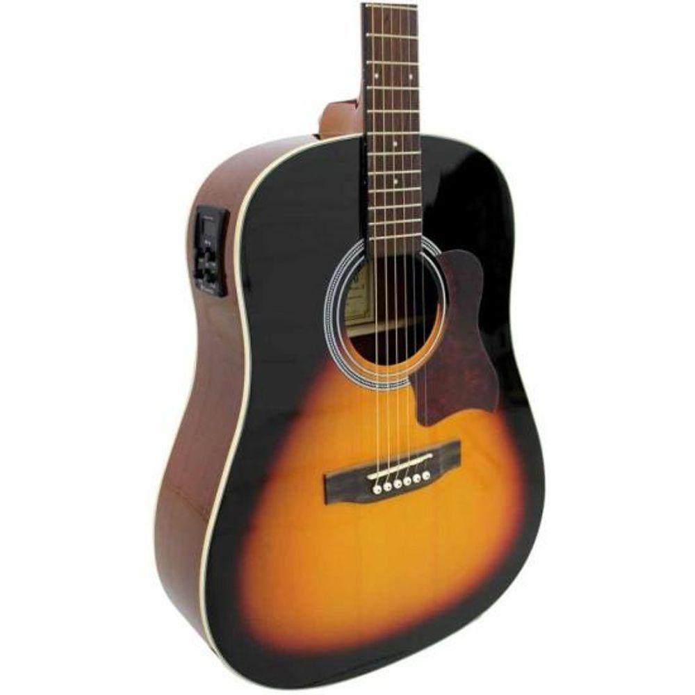 Miniatura Violão Giannini Perform Gss Plus Eletroacústico Aço Vintage Sunburst