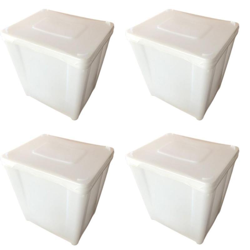 Miniatura Potes De Papel Para Sorvete - Kit 04 Peças