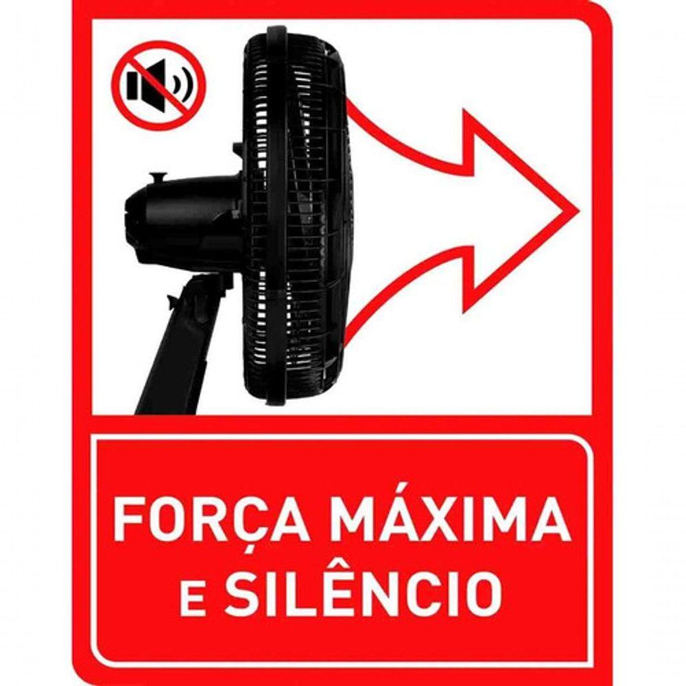 Miniatura Kit 2 Ventilador Arno Turbo Force Silencio 2 Em 1 Preto 220V