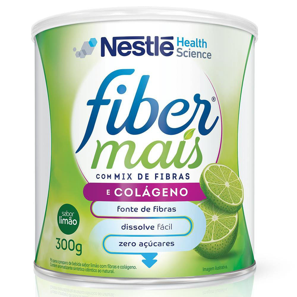 Miniatura Regulador Intestinal FiberMais Colágeno Mix de Fibras Sabor Limão 300g