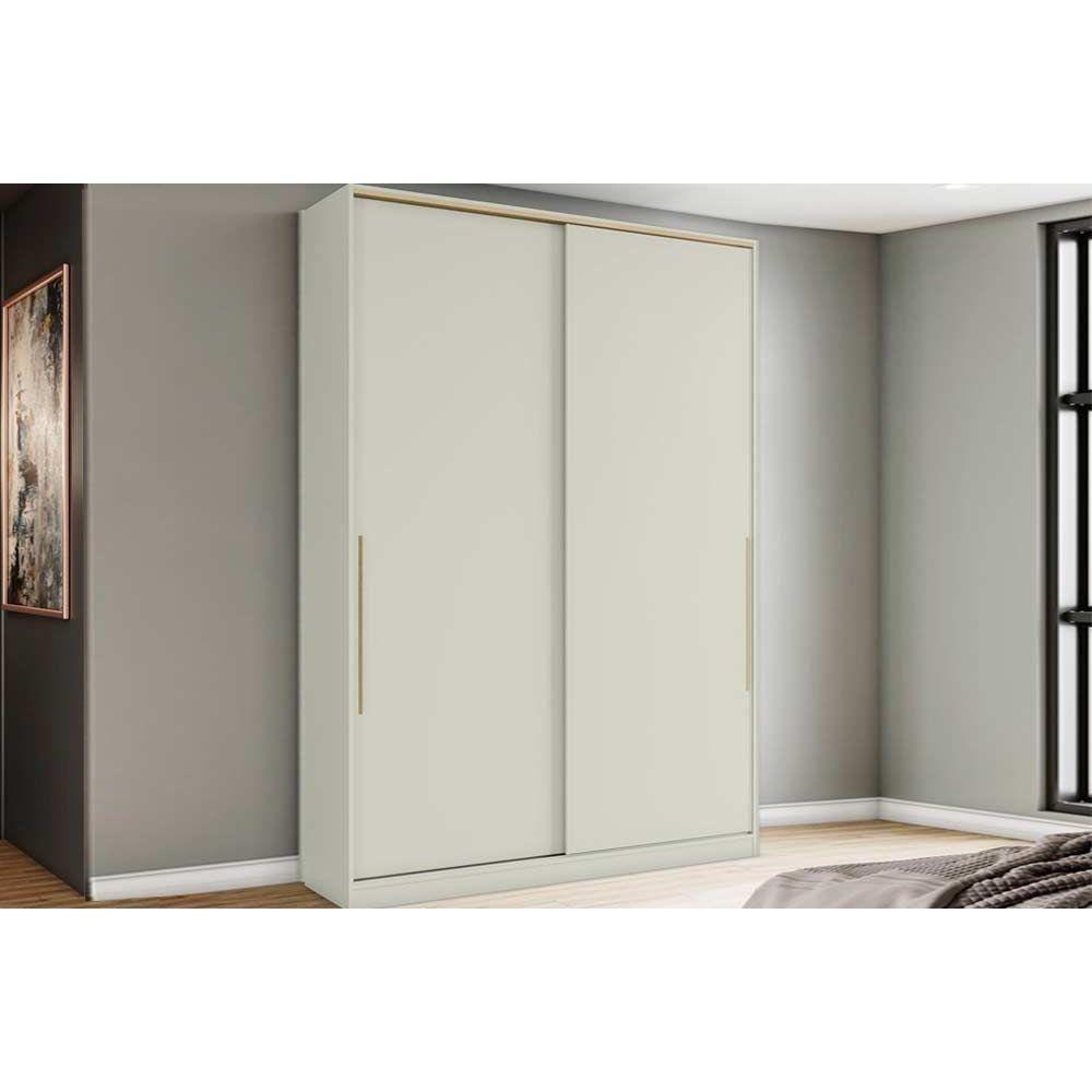 Miniatura Módulo Guarda Roupa Mc10 Seletto C/ 2 Portas De Correr E 3 Gavetas Areia - Henn