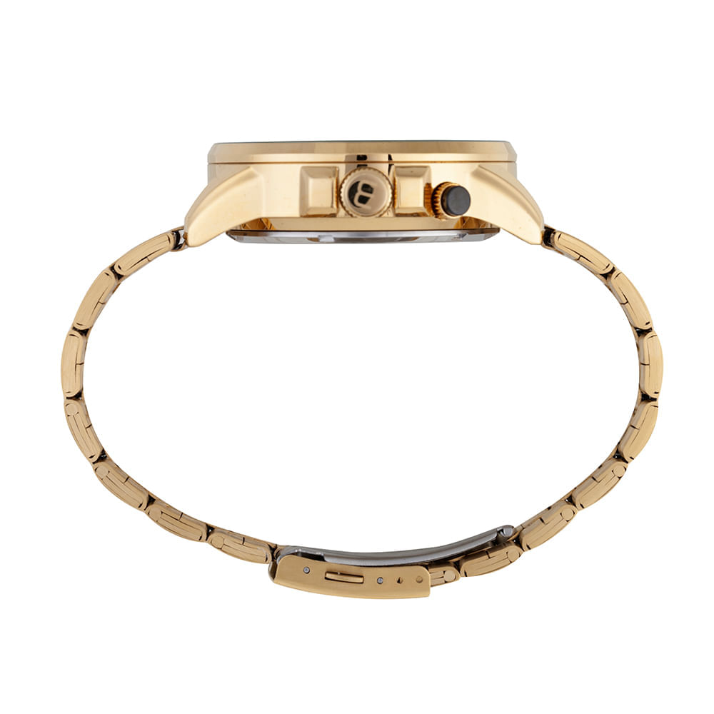 Miniatura Relógio Masculino Anadigi Dourado