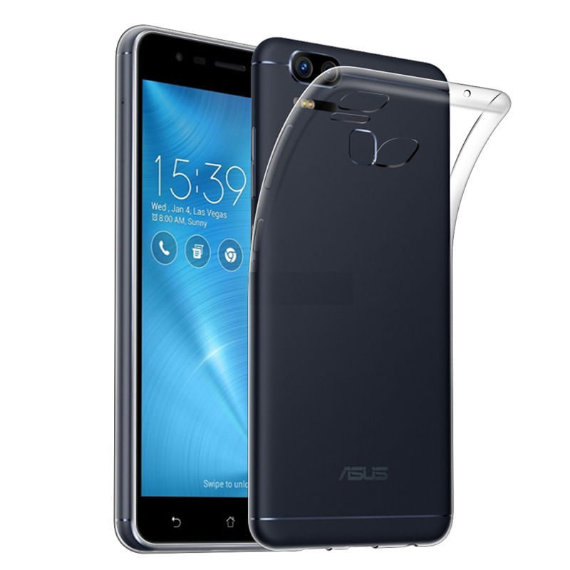 Miniatura Kit Capa Transparente Zenfone 3 Zoom ZE553KL + Película Vidr