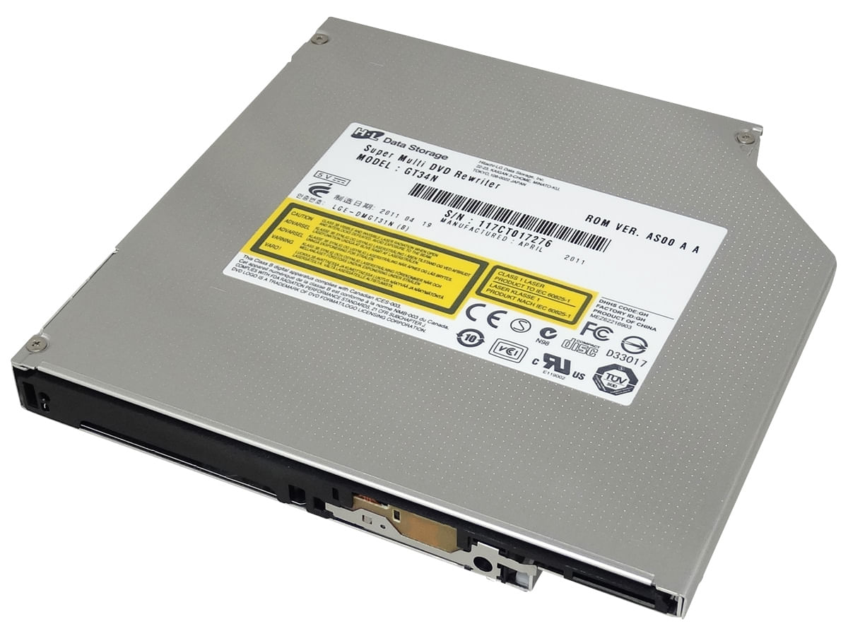 Miniatura Drive Gravador De Dvd 12,7 Sata Para Notebook GT34N