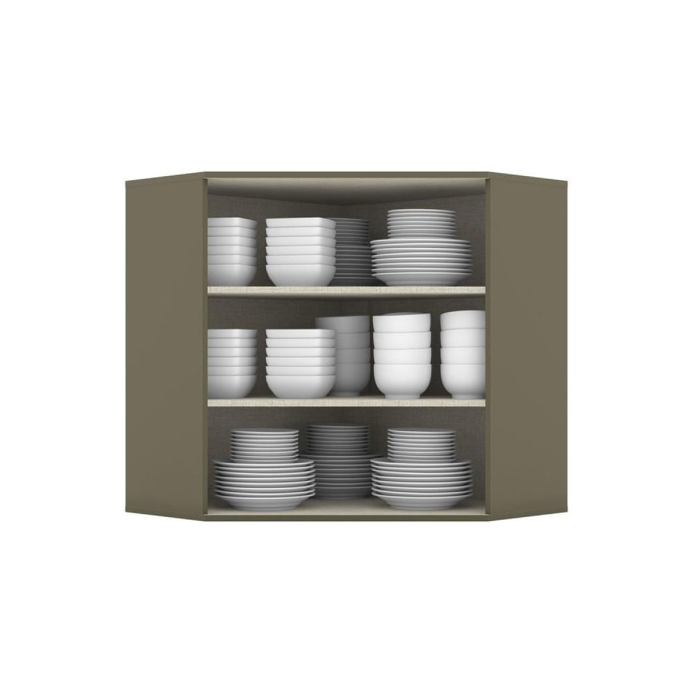 Miniatura Armário Aéreo para Cozinha Canto Oblíquo Évelin Henn Duna/Cristal