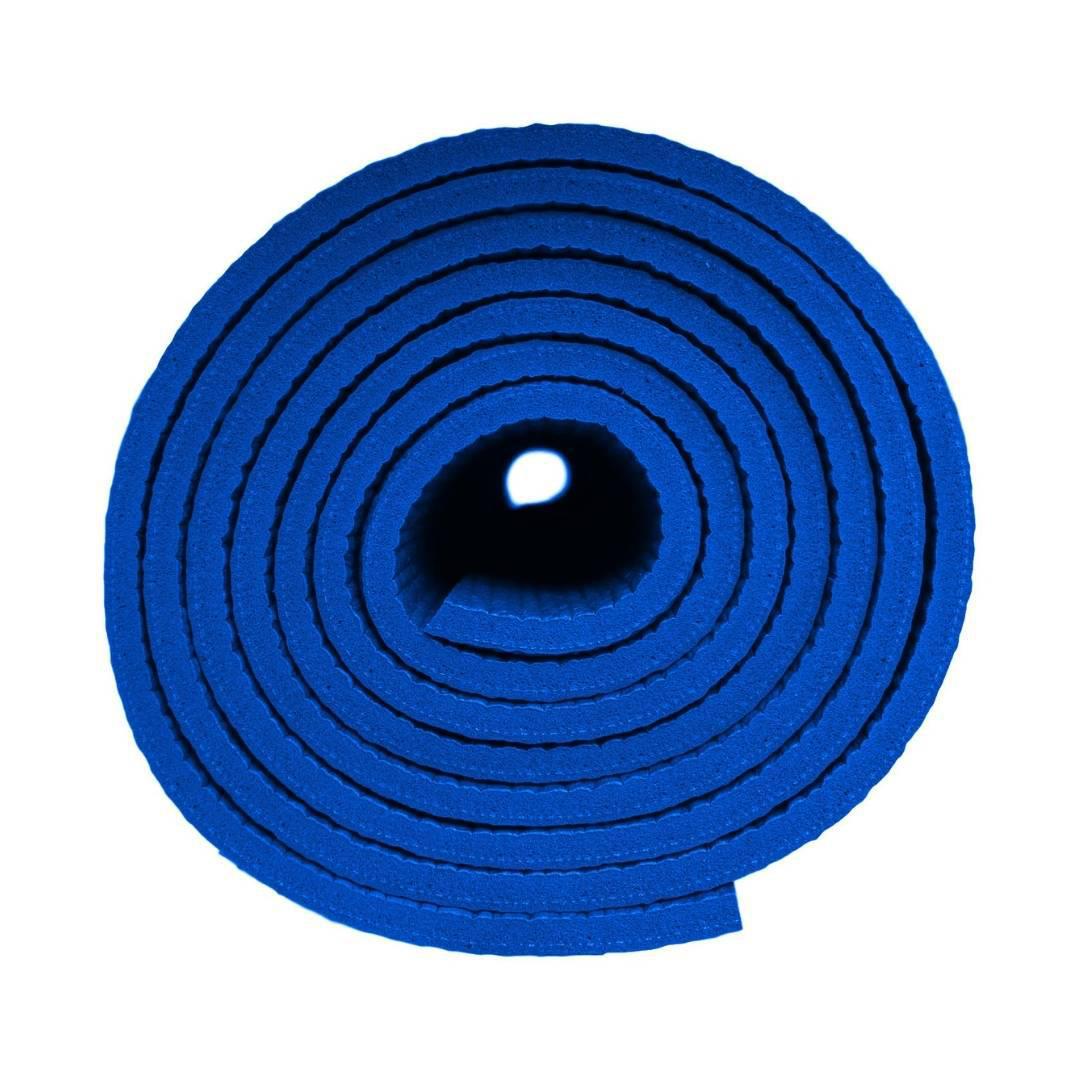 Miniatura Tapete De Yoga E Pilates Pvc Azul 200Cm X 61Cm X 5Mm