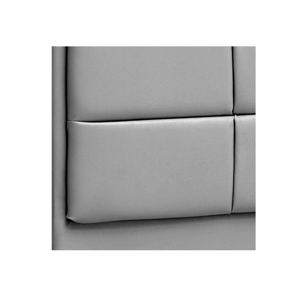 Miniatura Cabeceira Solteiro Tallin P04 90 Cm Suede Cinza