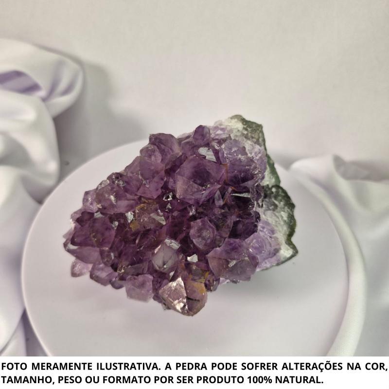 Miniatura Drusa Ametista Pedra Natural Bruta 150 A 300 Gramas Proteção