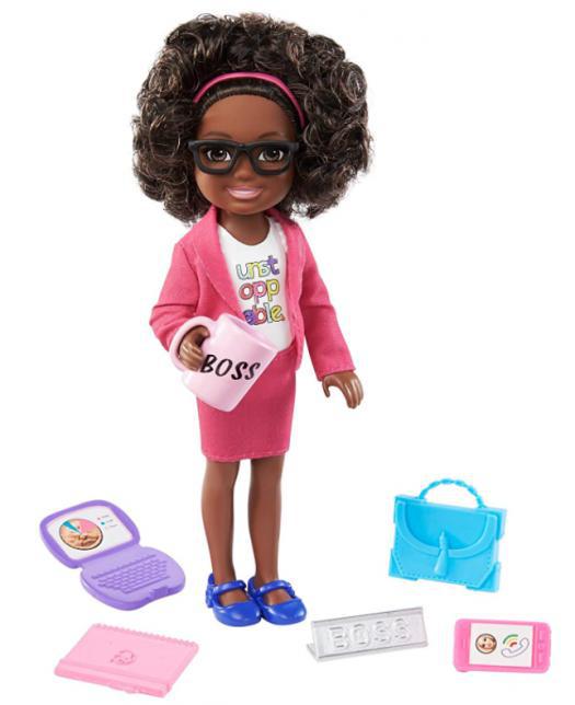 Miniatura Boneca Barbie Chelsea Can Be Empresária