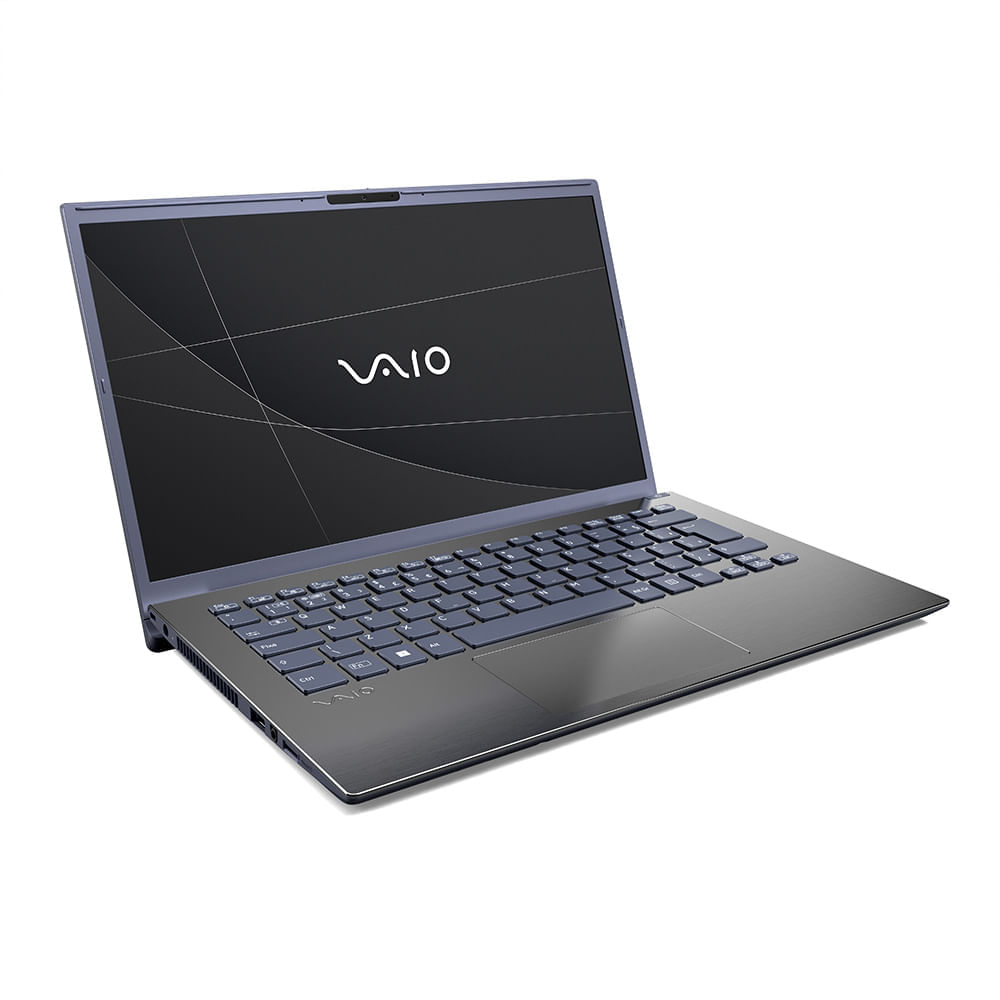 Notebook VAIO® F14 Intel® Core i5-1334U Windows 11 Home 16GB RAM 512GB SSD 14'' Full HD IPS com Fingerprint Cinza Escuro
