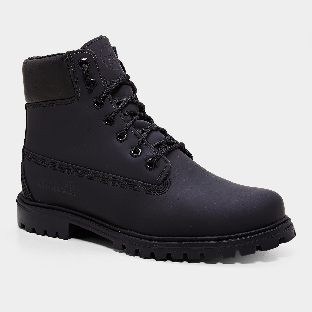 Miniatura Bota Couro Macboot Bronx 02 Masculina Cinza - 38