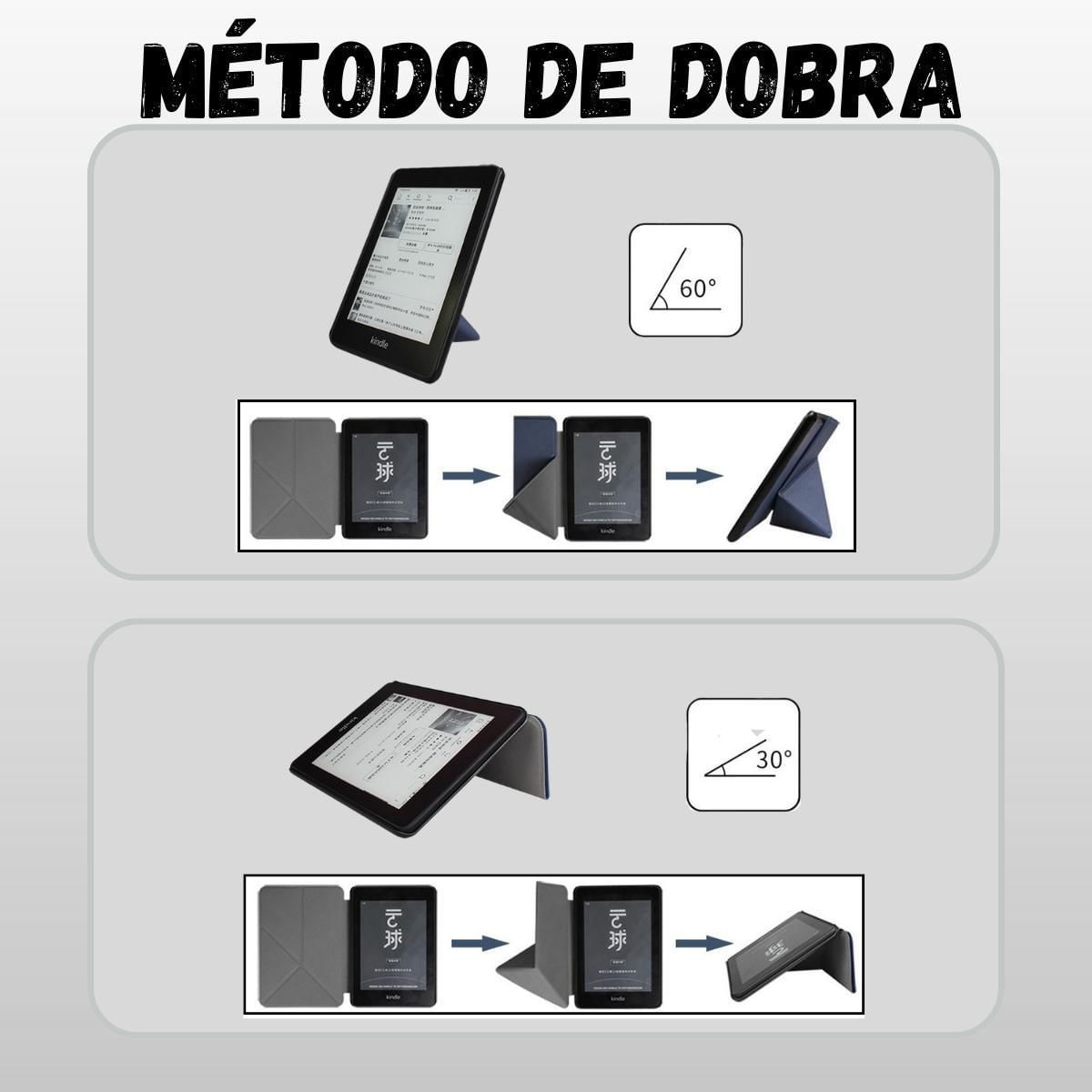 Miniatura Case Auto Sleep Origami Para Kindle 11 Geração 2022 +Caneta