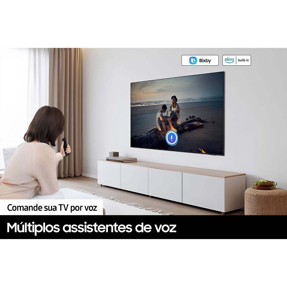 Miniatura Smart Big TV Samsung 75DU7700 75 Polegadas UHD 4K Preto Bivolt