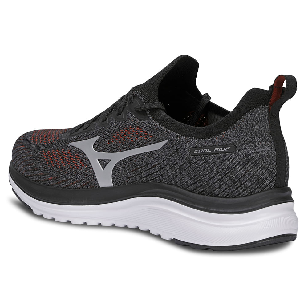 Miniatura Tênis de Corrida Masculino Mizuno Cool Ride Cinza - 34