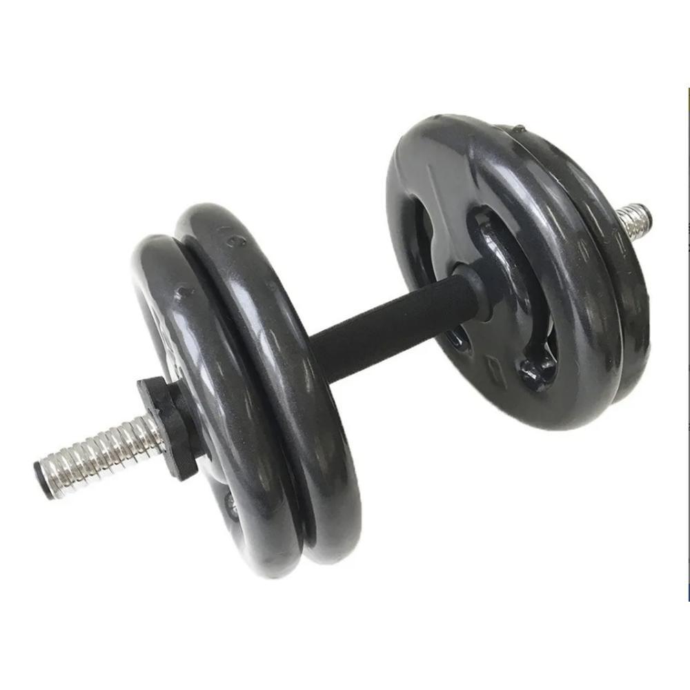 Miniatura Halter Dumbell Regulável De Rosca 14Kg Ahead Sports Preto