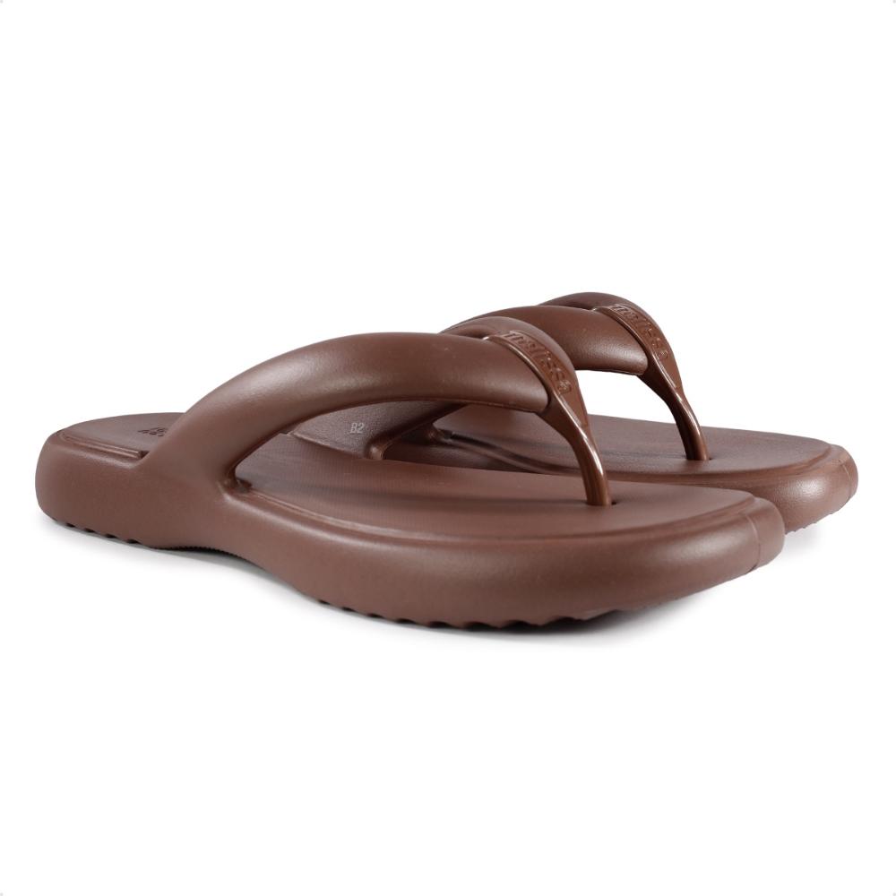 Miniatura Chinelo Melissa Free Low Feminino Marrom - 33/34