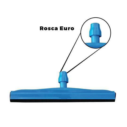Miniatura Rodo Profissional 65 Cm Azul-Borracha Dupla De Alta Resis.