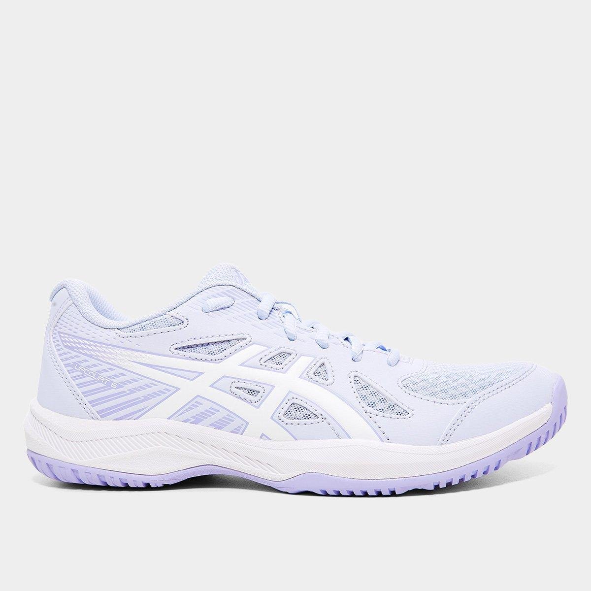 Miniatura Tênis Asics Upcourt 6 Feminino Azul+Branco - 34