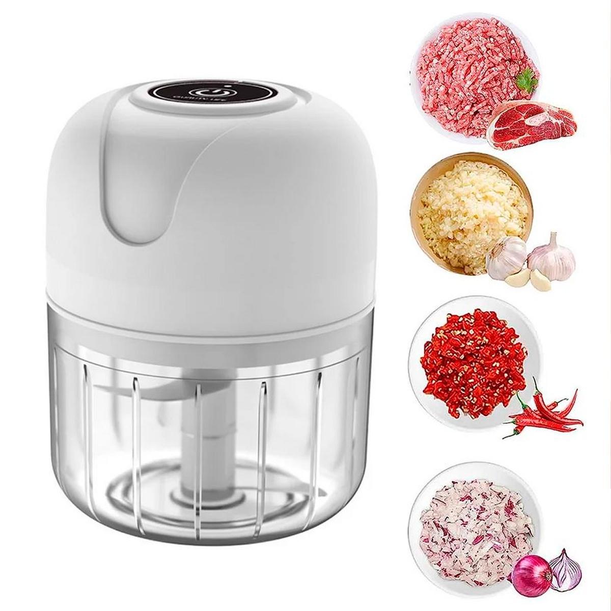Mini Processador Usb Para Alho E Cebola Cozinha Sem Lágrimas