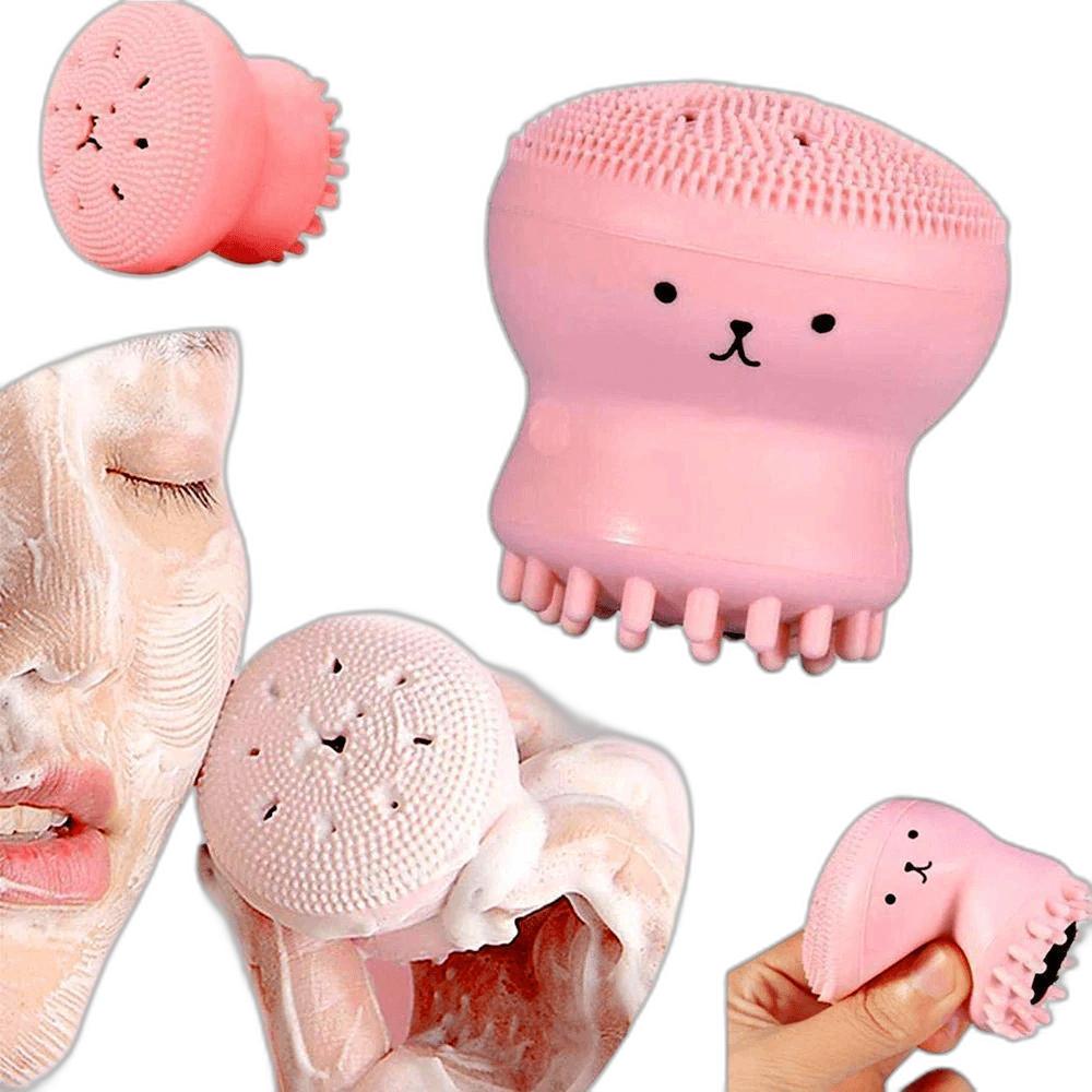Esponja De Limpeza Facial Esfoliante Massageador Rosto Polvo