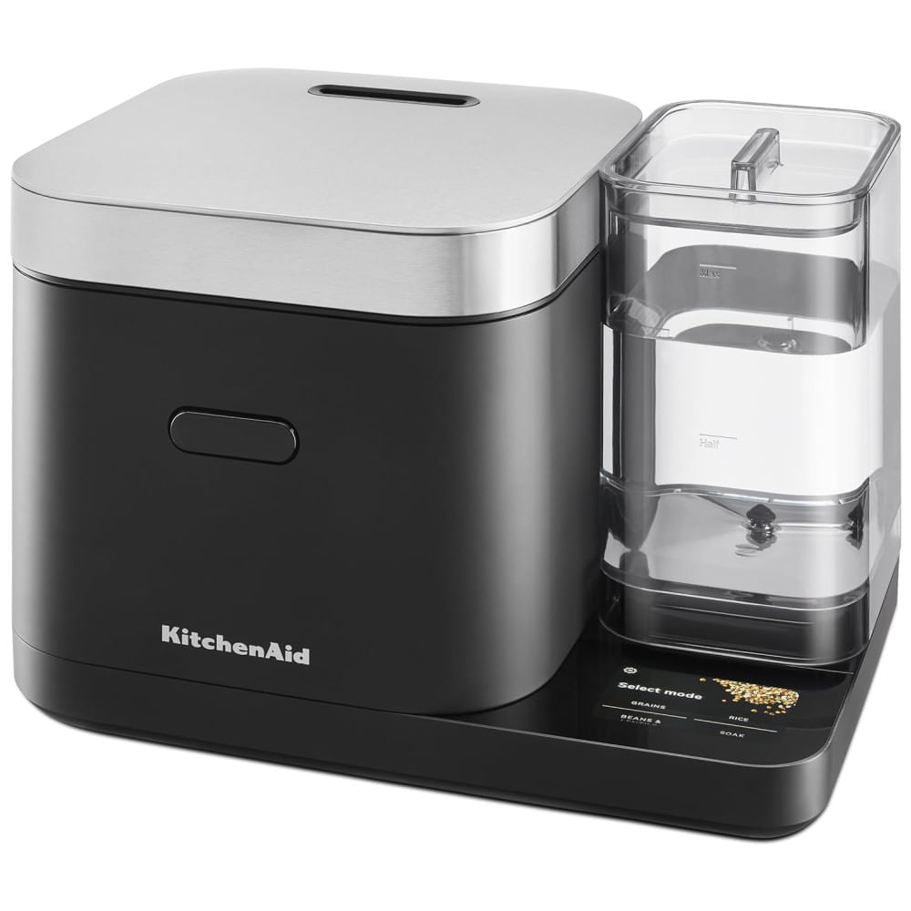 Miniatura Panela de Arroz KitchenAid 8 Xícaras com Balança Integrada, Tanque de Água e Sensoriamento Automático. Cozinha Arroz e Grãos com Precisão.
