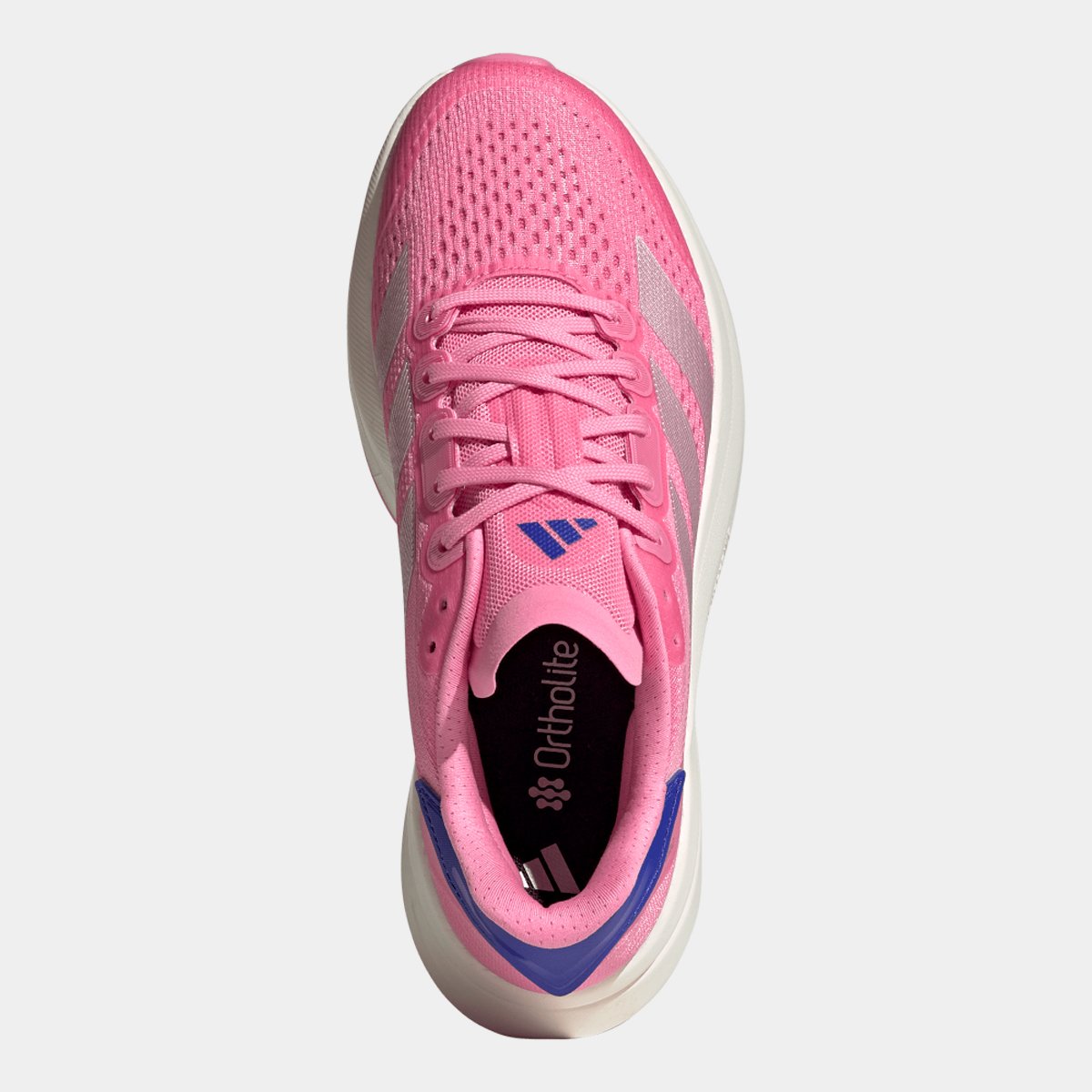 Miniatura Tênis Adidas Duramo Speed 2 Feminino Rosa+Branco - 34