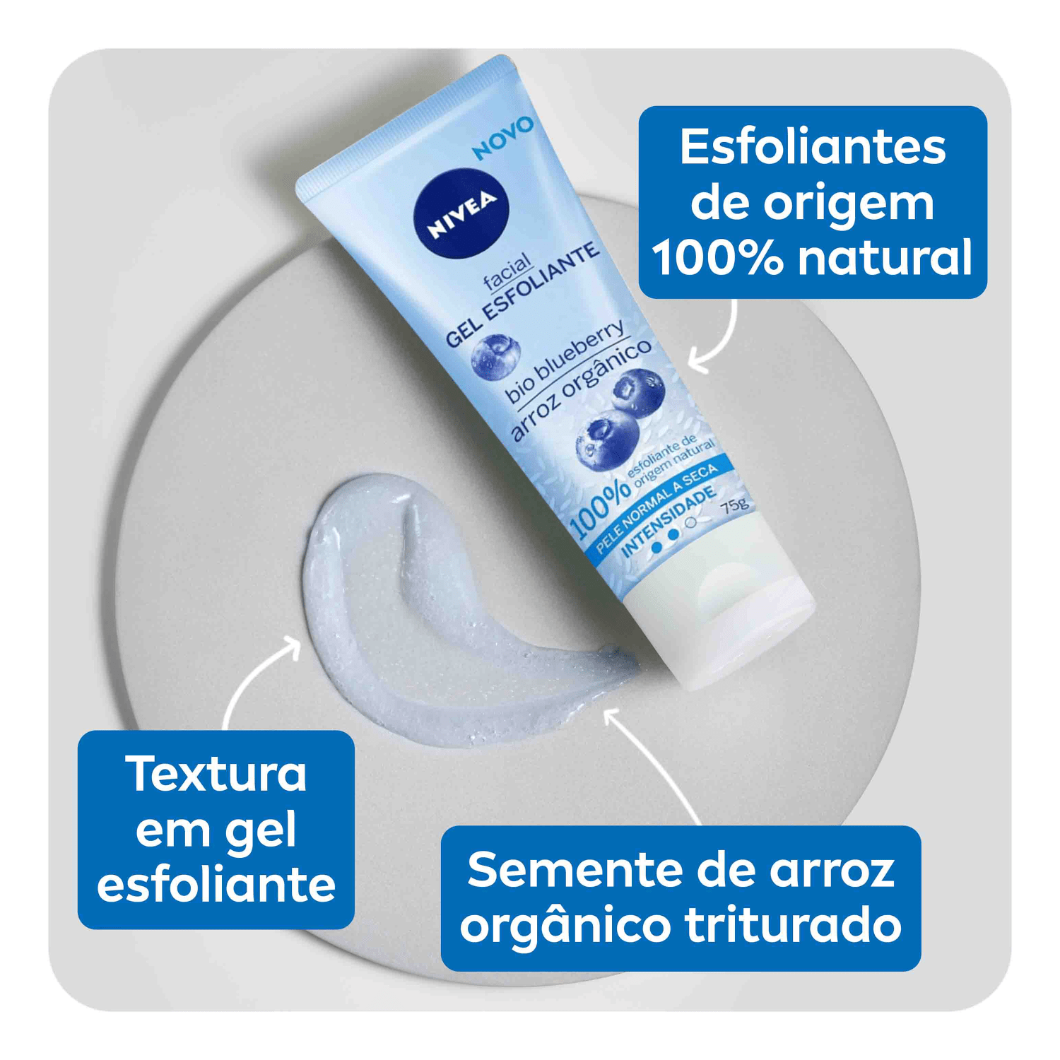 Miniatura NIVEA Refrescante - Gel Esfoliante Facial 75ml