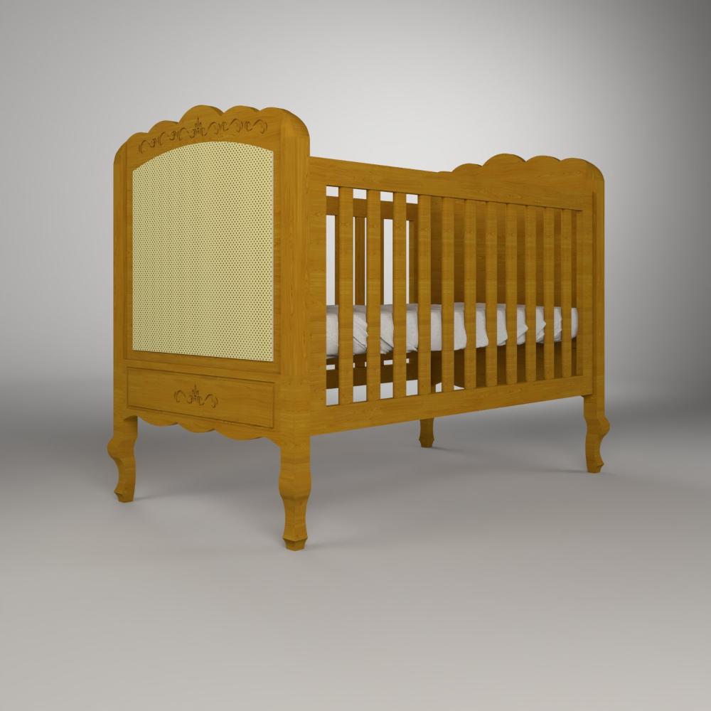 Miniatura Berço Versailles Plus Timber Mel