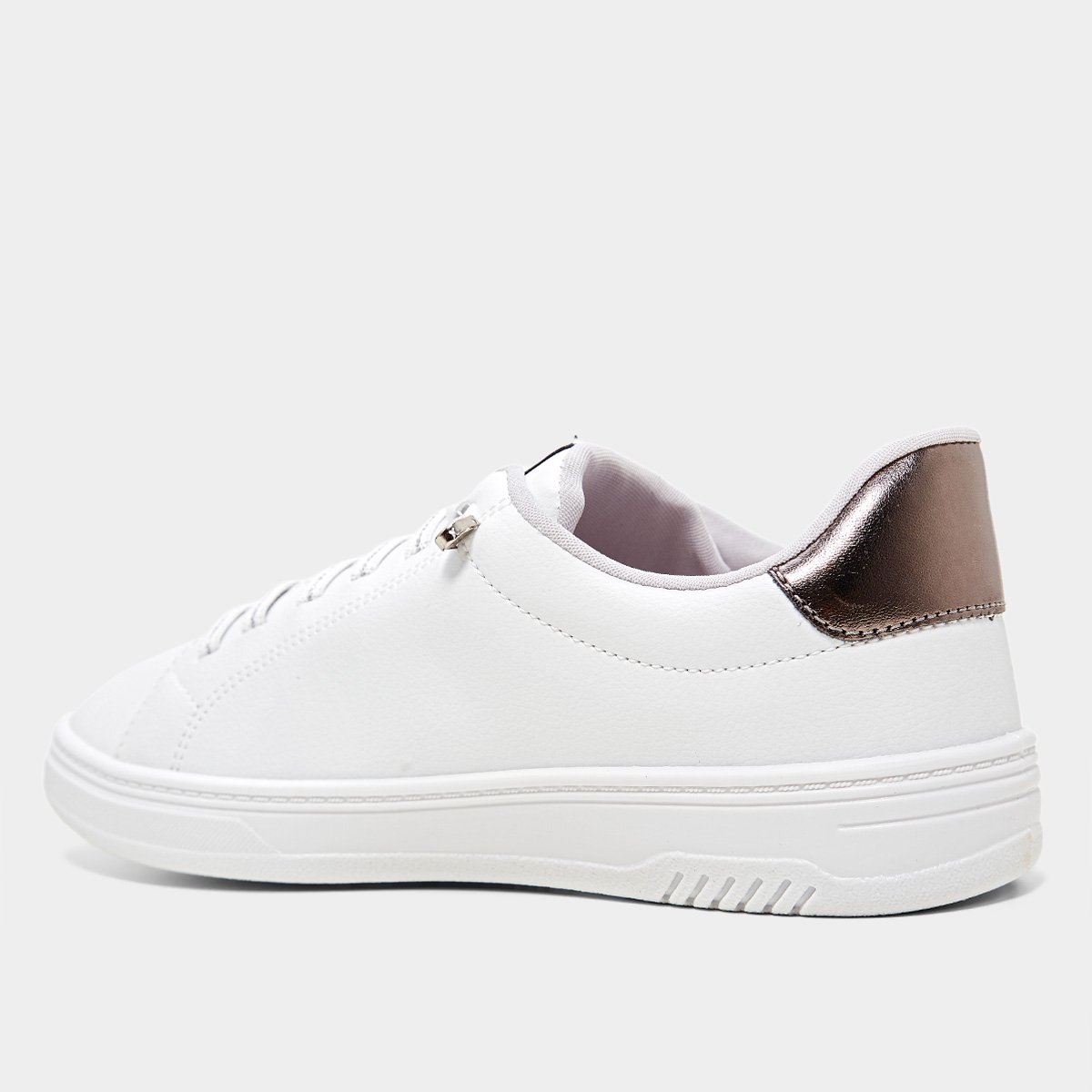 Miniatura Tênis Anacapri Smart Feminino Branco+prata - 34