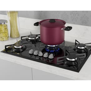 Cooktop a Gás Philco 5 Bocas Chef 5 Bisote Bivolt – Preto FG 5B COOKTOP PHILCO COOK CHEF5 VD BIV PTO..