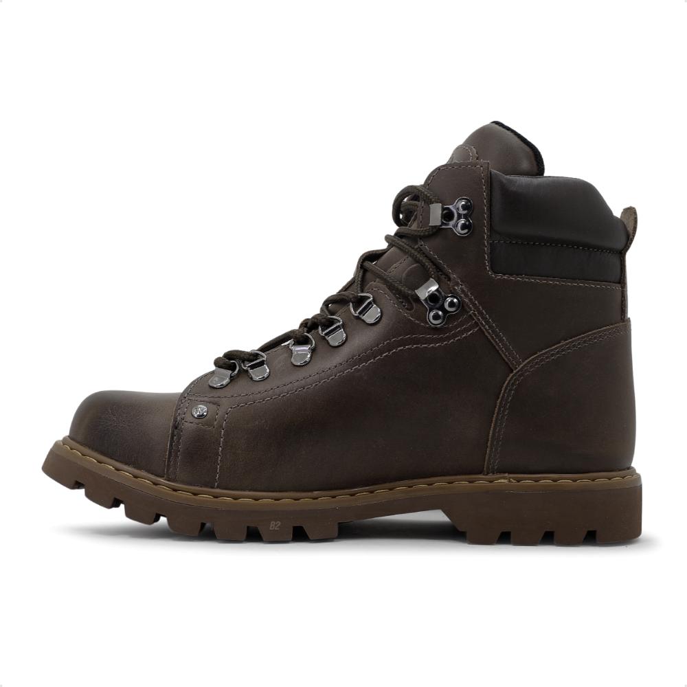Miniatura Kit Bota West Coast Worker Classic Masculina + Cinto Dupla Face Fivela Masculino Marrom / Marrom - 38