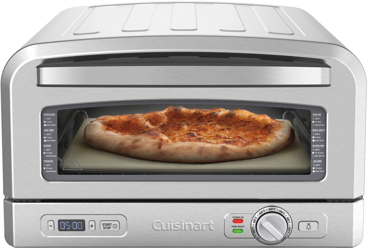 Forno de Pizza em Aço Escovado 17L 127V Cuisinart