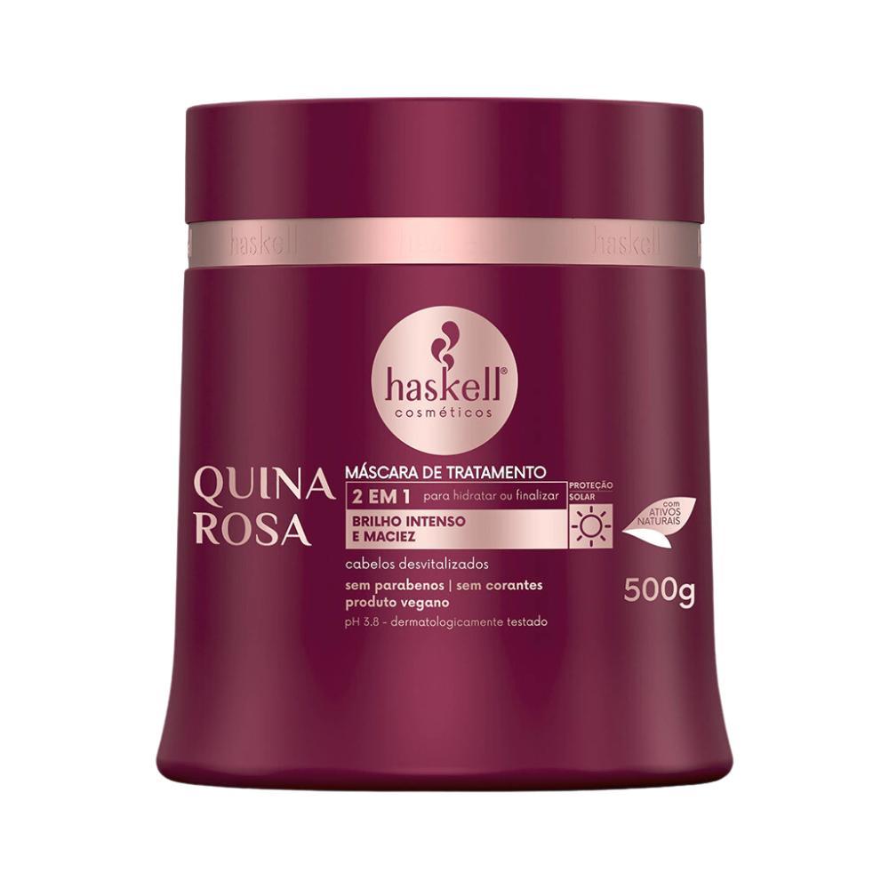 Kit Quina Rosa Haskell Sh. Condicionador E Máscara 500Ml/G