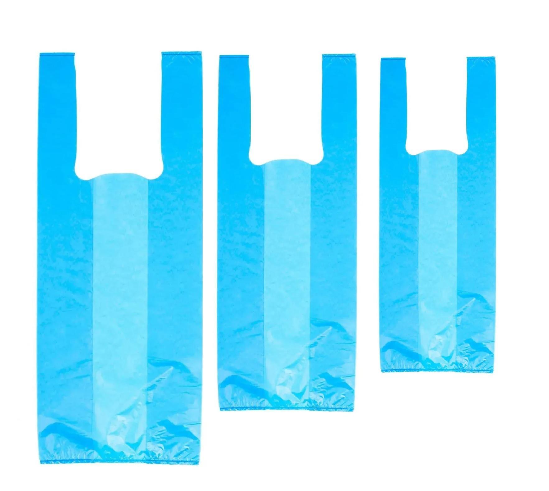 Sacola Plástica Peq. Azul 25X35Cm - Rioplastic C/5000 (5Pct)