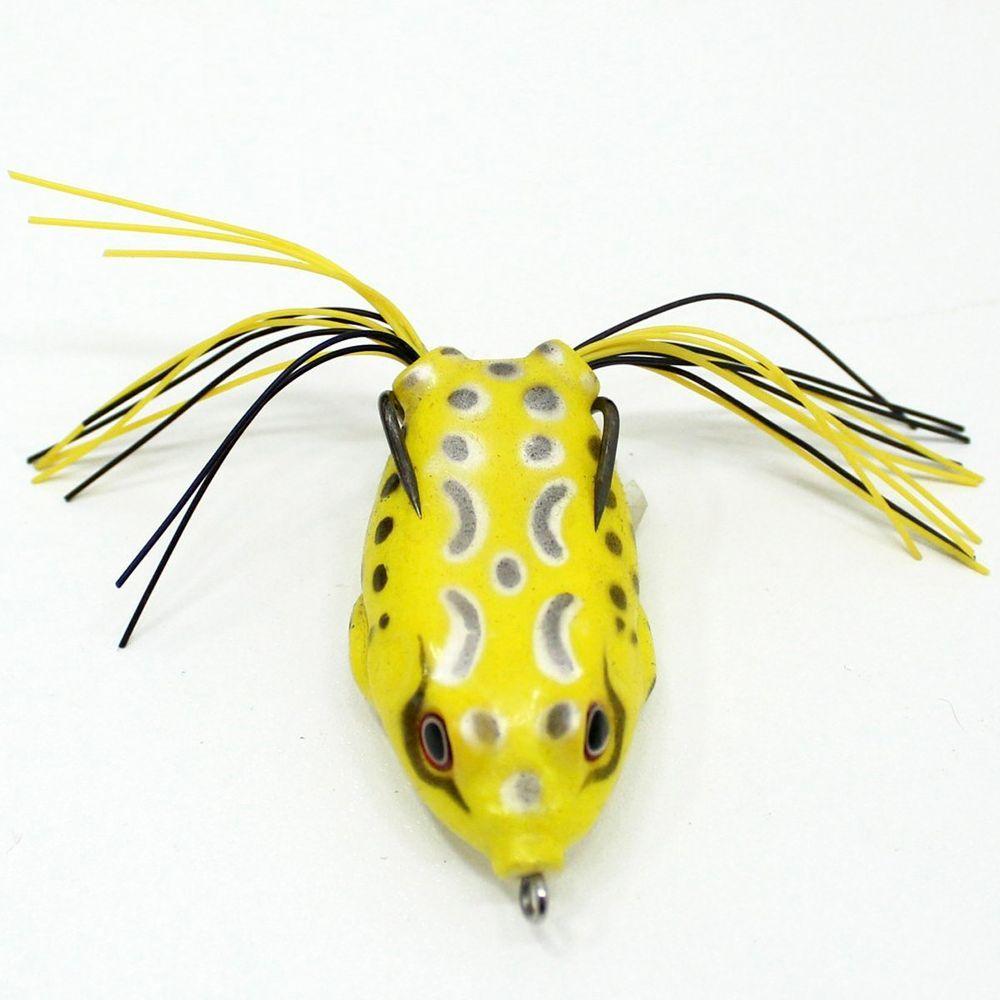 Kit 4 Isca Anzol Sapo Artificial Equipamento Para Pesca 10g