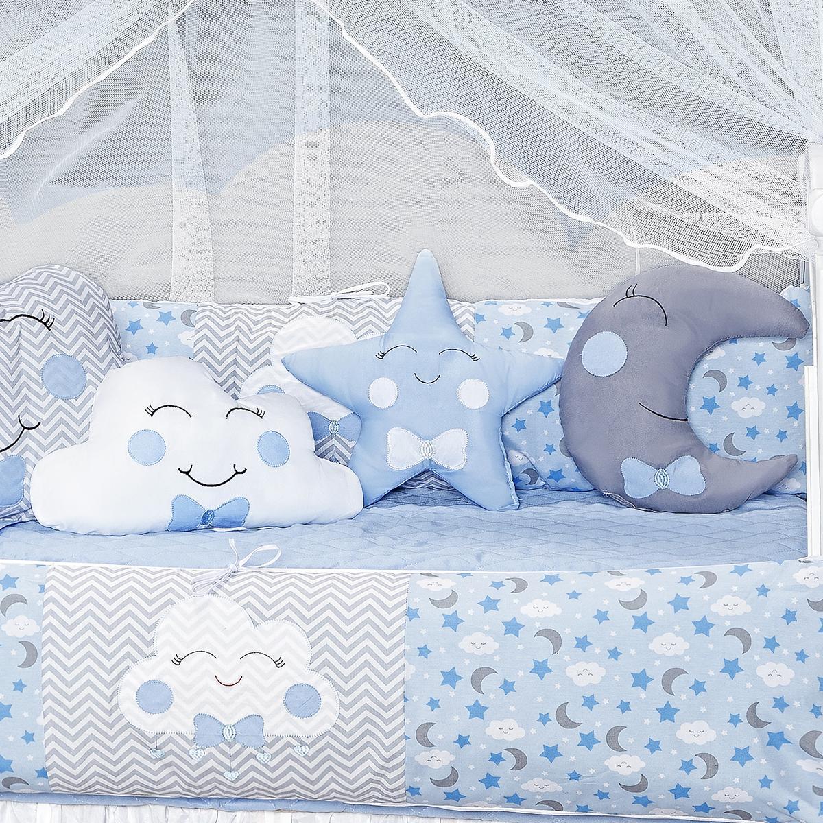 Miniatura Kit Jogo De Berço Baby Exclusivo Kit Americano Para Bebe