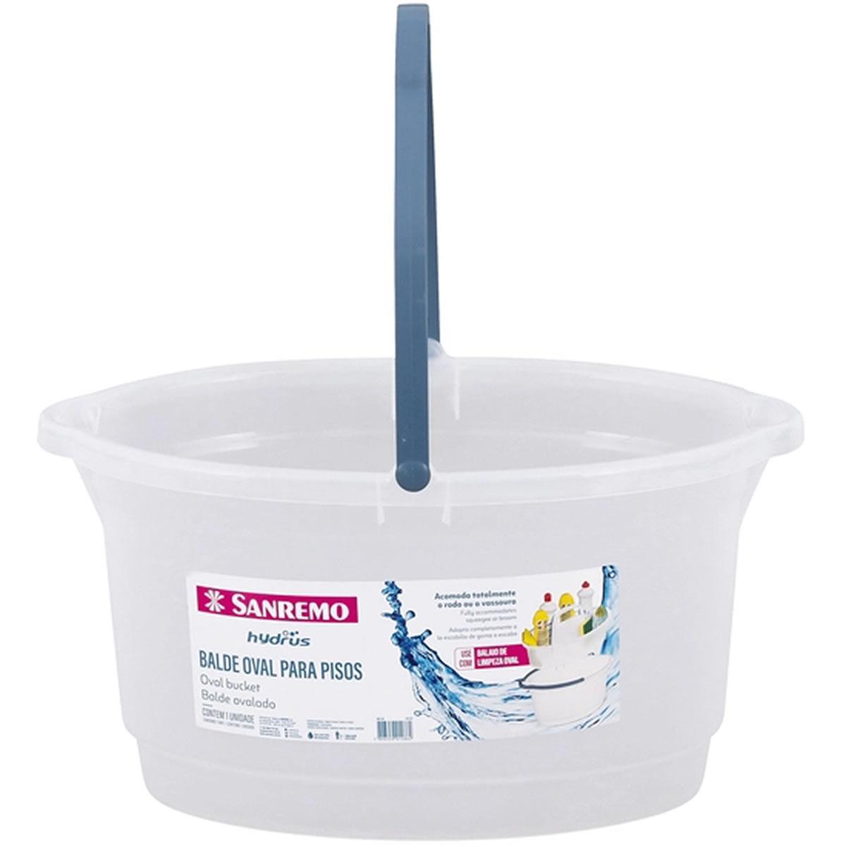 Kit Balde Mop Rodo Esfregão Com Porta Produto De Limpeza
