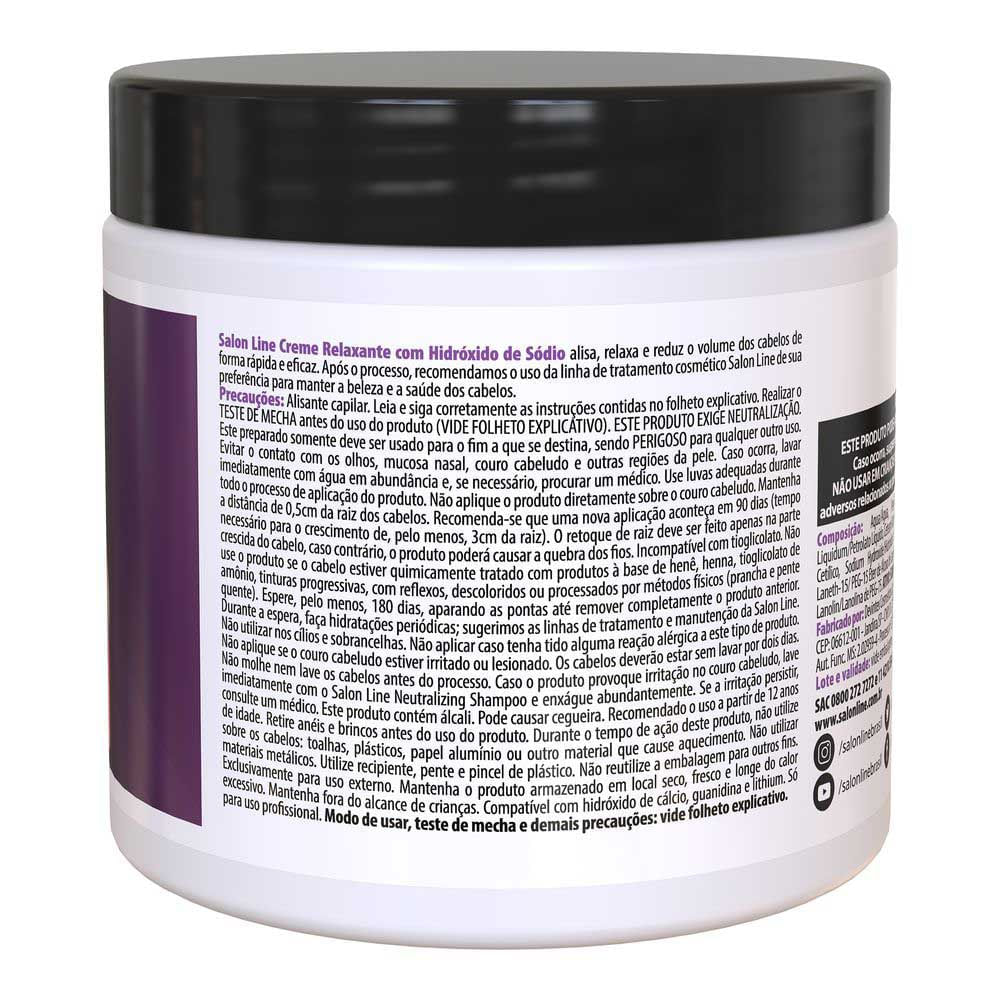 Miniatura Salon Line Hidróxido de Sódio Lanolina Super 400g