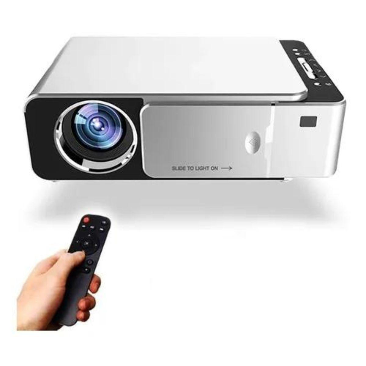 Miniatura Projetor T6 Led Android Wifi Usb Hdmi Vga Android 10 Source