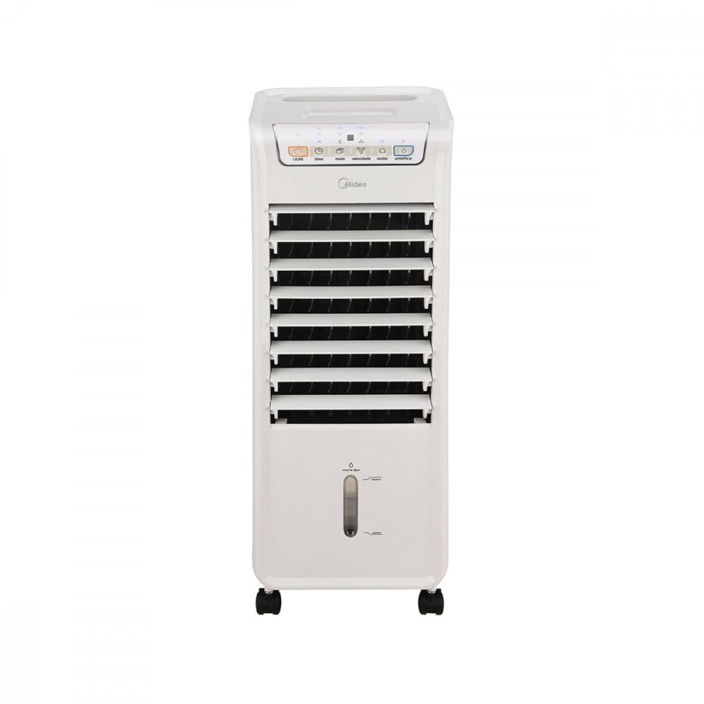 Miniatura Climatizador de Ar AKAF1 Frio 3 Velocidades Umidifica, Ventila e Purifica Midea Branco - 110V