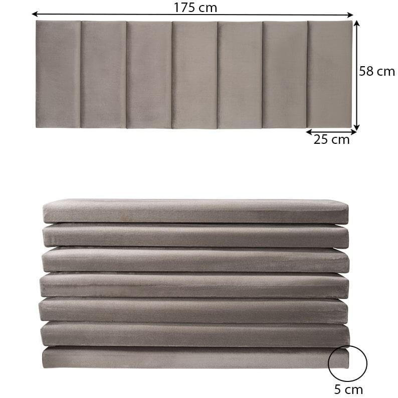 Cama Box com Cabeceira Queen Herval Haarlem, Molas Ensacadas, 69x158x198 cm