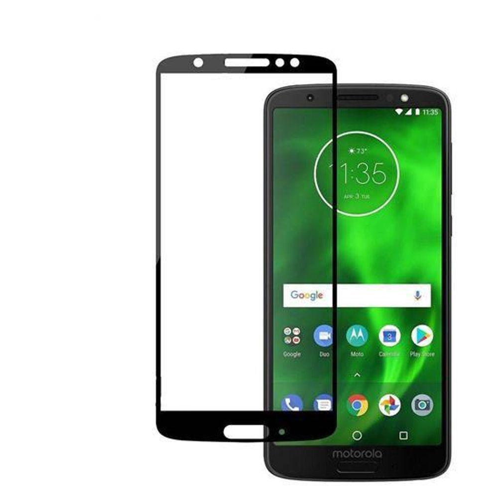 Miniatura Pelicula De Vidro 3d 4d 5d Para Moto G6 Plus Xt1926 - Preta