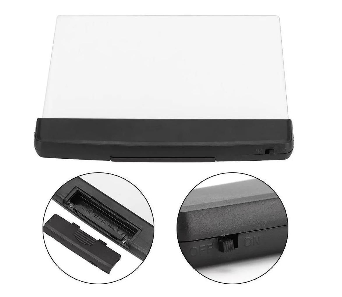 Miniatura Painel Luz De Led Livros Ler Leitura Noturna Lanterna