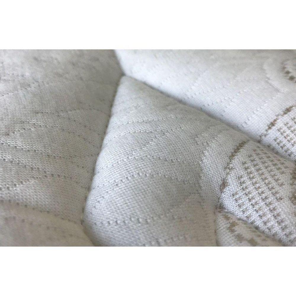 Miniatura Cama Box Queen: Colchão Molas Ensacadas Ortobom Superpocket Goldgel + Box Nobuck Clean(158X198)